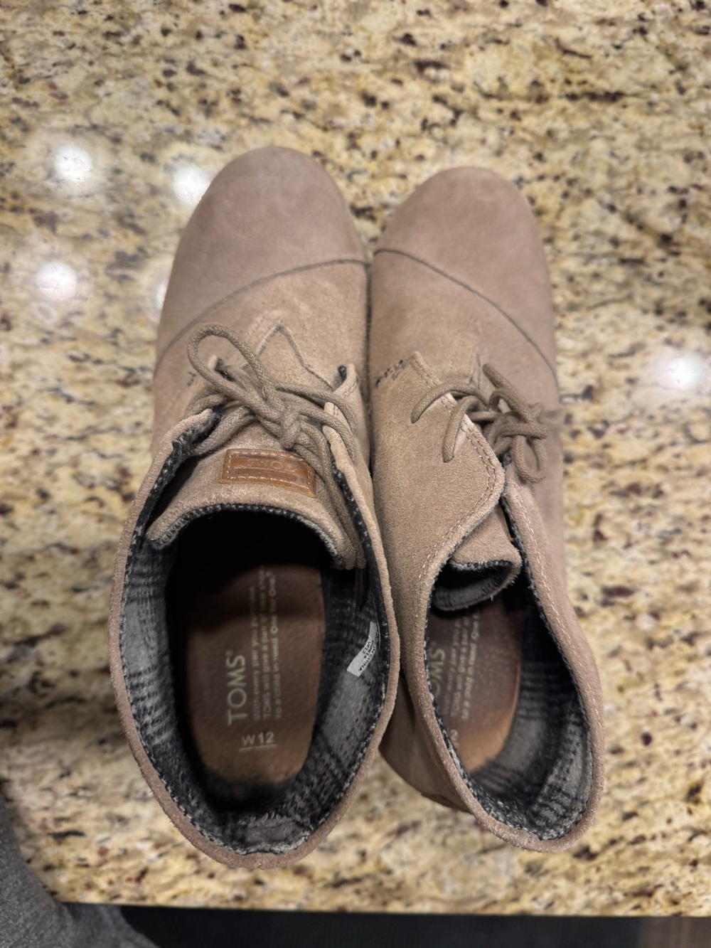 Toms Chestnut Suede Ankle Booties - Picture 2 of 3